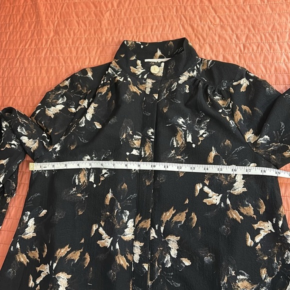 Just Female Robe Asti Bloom Black Floral Long Sleeve Dress size 34/US small - Picture 11 of 16